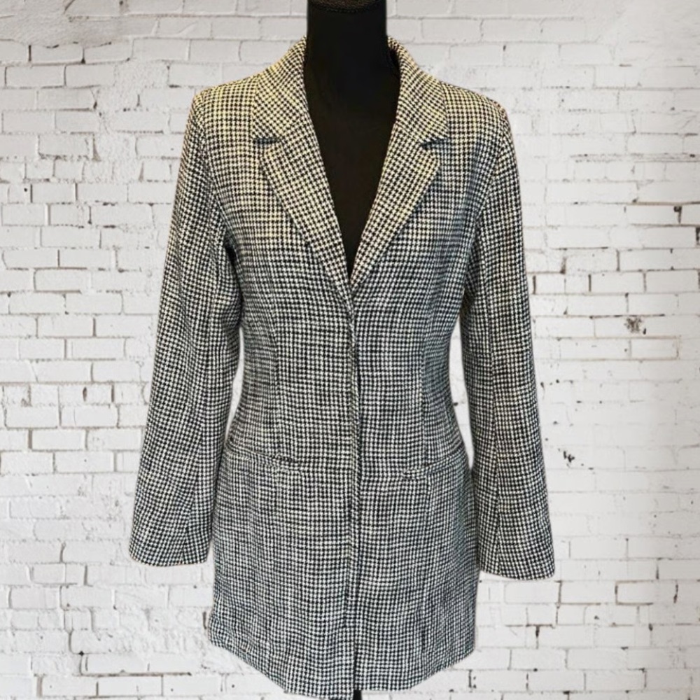 Abercrombie & Fitch Black and White Blazer Dress